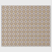 Mediterranean Tile Elegant Boho Cadeaupapier (Vlak)
