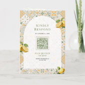 Mediterranean Tile Lemon Tree All in One Wedding (Achterkant)