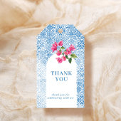Mediterranean tile pattern Thank you Cadeaulabel