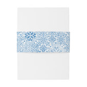 Mediterranean tile pattern uitnodigingen wikkel (Achterkant Voorbeeld)