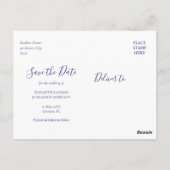 Mediterranean Tiles  Italian Style Wedding  Briefkaart (Achterkant)
