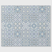 Mediterranean Tiles, Moroccan, Majolica, Azulejo Cadeaupapier (Vlak)