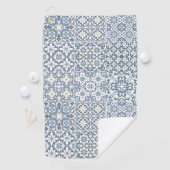 Mediterranean Tiles, Moroccan, Majolica, Azulejo Golfhanddoek (Insitu)