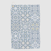 Mediterranean Tiles, Moroccan, Majolica, Azulejo Golfhanddoek (Voorkant)