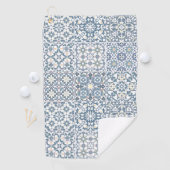 Mediterranean Tiles, Moroccan, Majolica, Azulejo Golfhanddoek (Insitu)