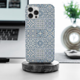 Mediterranean Tiles, Moroccan, Majolica, Azulejo iPhone 15 Pro Max Case