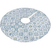 Mediterranean Tiles, Moroccan, Majolica, Azulejo Kerstboom Rok (Gekanteld)