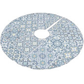 Mediterranean Tiles, Moroccan, Majolica, Azulejo Kerstboom Rok (Gekanteld)