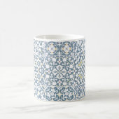 Mediterranean Tiles, Moroccan, Majolica, Azulejo Koffiemok (Center)