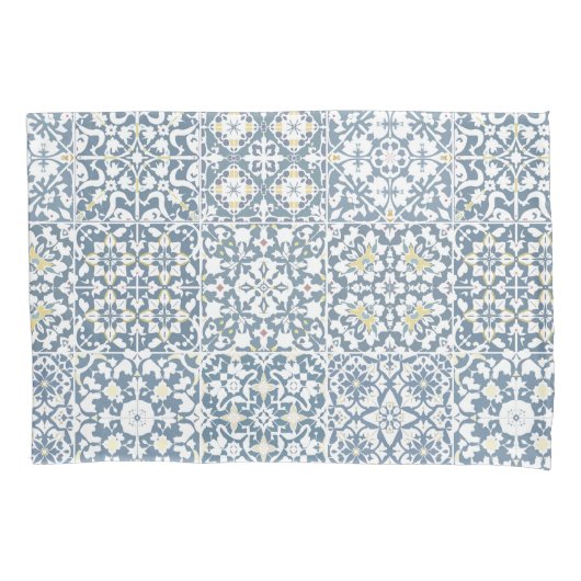 Mediterranean Tiles, Moroccan, Majolica, Azulejo Kussensloop (Voorkant)