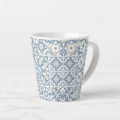 Mediterranean Tiles, Moroccan, Majolica, Azulejo Latte Mok (Rechterhoek)