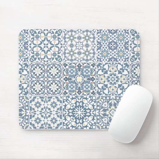 Mediterranean Tiles, Moroccan, Majolica, Azulejo Muismat (Met muis)