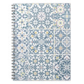 Mediterranean Tiles, Moroccan, Majolica, Azulejo Notitieboek (Voorkant)