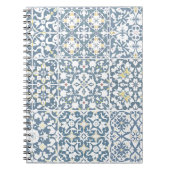 Mediterranean Tiles, Moroccan, Majolica, Azulejo Notitieboek (Voorkant)
