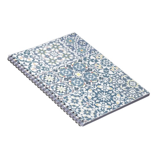 Mediterranean Tiles, Moroccan, Majolica, Azulejo Notitieboek (Rechterzijde)