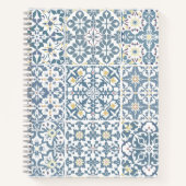 Mediterranean Tiles, Moroccan, Majolica, Azulejo Notitieboek (Voorkant)
