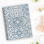 Mediterranean Tiles, Moroccan, Majolica, Azulejo Notitieboek