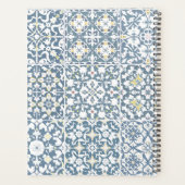 Mediterranean Tiles, Moroccan, Majolica, Azulejo Planner (Achterkant)