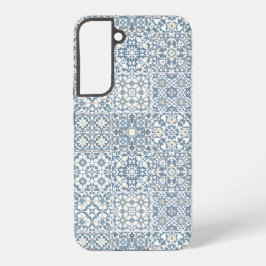Mediterranean Tiles, Moroccan, Majolica, Azulejo Samsung Galaxy Hoesje