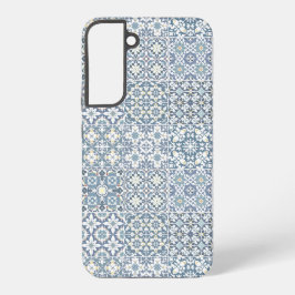 Mediterranean Tiles, Moroccan, Majolica, Azulejo Samsung Galaxy Hoesje