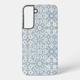 Mediterranean Tiles, Moroccan, Majolica, Azulejo Samsung Galaxy Hoesje