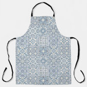 Mediterranean Tiles, Moroccan, Majolica, Azulejo Schort (Voorkant)