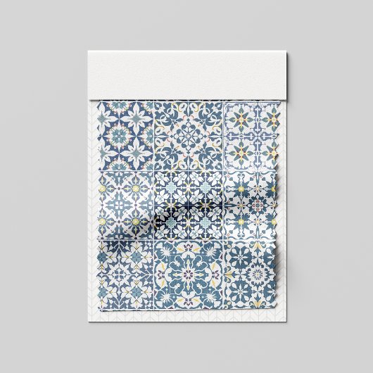 Mediterranean Tiles, Moroccan, Majolica, Azulejo Stof