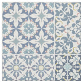 Mediterranean Tiles, Moroccan, Majolica, Azulejo Stof (Swatch)