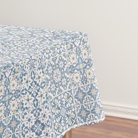 Mediterranean Tiles, Moroccan, Majolica, Azulejo Tafelkleed (Voorbeeld)