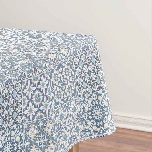 Mediterranean Tiles, Moroccan, Majolica, Azulejo Tafelkleed (Voorbeeld)