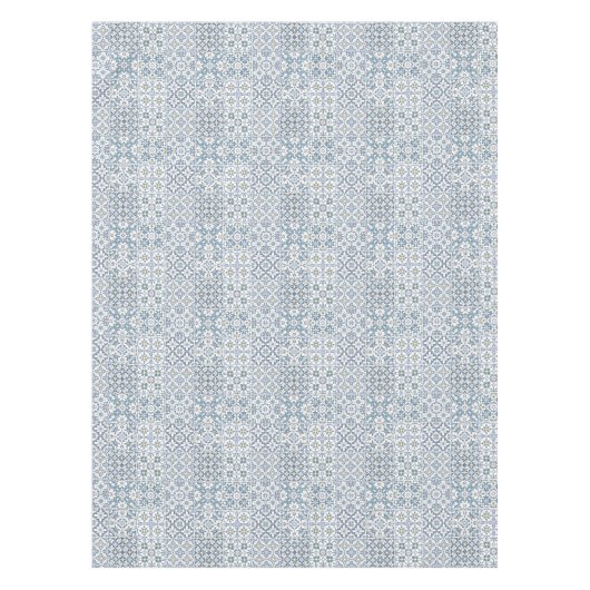 Mediterranean Tiles, Moroccan, Majolica, Azulejo Tafelkleed (Voorkant)