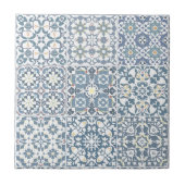 Mediterranean Tiles, Moroccan, Majolica, Azulejo Tegeltje (Voorkant)