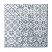 Mediterranean Tiles, Moroccan, Majolica, Azulejo Tegeltje (Voorkant)