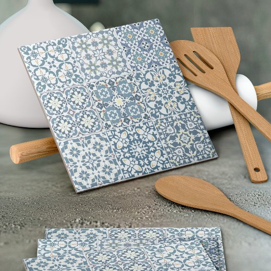 Mediterranean Tiles, Moroccan, Majolica, Azulejo Tegeltje