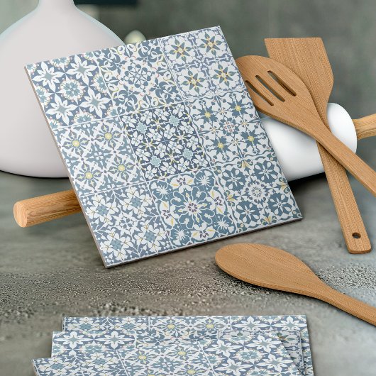 Mediterranean Tiles, Moroccan, Majolica, Azulejo Tegeltje