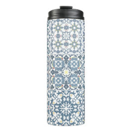 Mediterranean Tiles, Moroccan, Majolica, Azulejo Thermosbeker