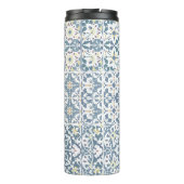 Mediterranean Tiles, Moroccan, Majolica, Azulejo Thermosbeker (Achterkant)