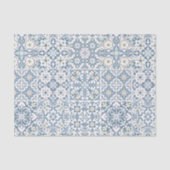 Mediterranean Tiles, Moroccan, Majolica, Azulejo Tissuepapier (Voorkant)