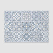 Mediterranean Tiles, Moroccan, Majolica, Azulejo Tissuepapier (Voorkant)