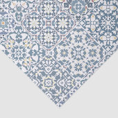Mediterranean Tiles, Moroccan, Majolica, Azulejo Tissuepapier (Detail)