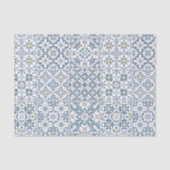 Mediterranean Tiles, Moroccan, Majolica, Azulejo Tissuepapier (Voorkant)