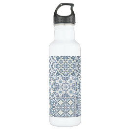 Mediterranean Tiles, Moroccan, Majolica, Azulejo Waterfles