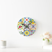 Mediterranean tiles,olives,chilli peppers,lemons  ronde klok (Huis)