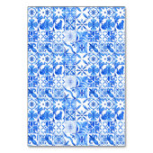  Mediterranean Tiles Summer Wedding Kaart (Achterkant)