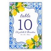  Mediterranean Tiles Summer Wedding Kaart (Voorkant)