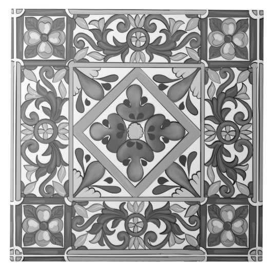 Mediterranean tiles tegeltje (Voorkant)