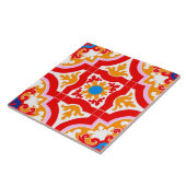 Mediterranean tiles tegeltje (Zijkant)