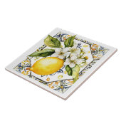 Mediterranean Tuscany Lemon Rustic Tegeltje (Zijkant)