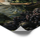 Mediterranean Vineyard Grape Harvest Poster (Hoek)