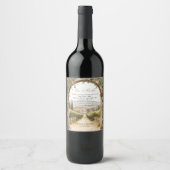 Mediterranean Vineyard Wedding  Wijn Etiket (Voorkant)